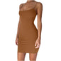 Women's Spaghetti Strap Mini Sexy Bodycon Dress