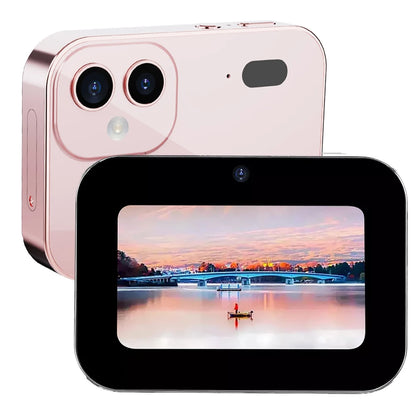64GB 4K HD Digital Camera – Touchscreen Camcorder with 64MP Photos, Music Player, Night Vision & Vlogging Recorder