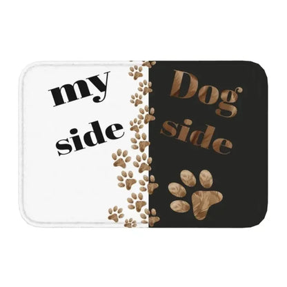 Personalized Paw Prints Dog Doormat Mat Anti-Slip Animal Kitchen Bath Balcony Rug Carpet 40*60cm