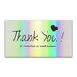 30pcs Thank You Card For Supporting Business Package Decoration "Gorgeous Thanks" Business Card Laser card Handmade With Love