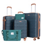 Luggage Sets 3-Piece Suitcases with Double Spinner Wheel ABS Hard Case Luggage with TSA Lock