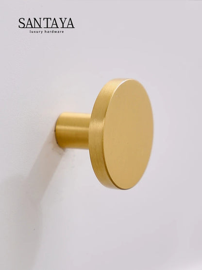 Solid Brass Handles Modern  Kitchen Cabinet Knob Cupboard Door Pulls Drawer Knobs Gold Furniture Handle Hardware