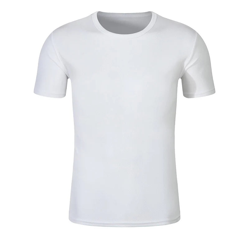Men's Casual T-shirts Quick Dry Breathable Round Neck Short Sleeve Elastic
