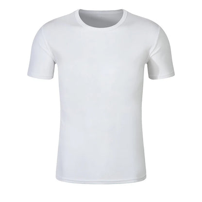 Men's Casual T-shirts Quick Dry Breathable Round Neck Short Sleeve Elastic