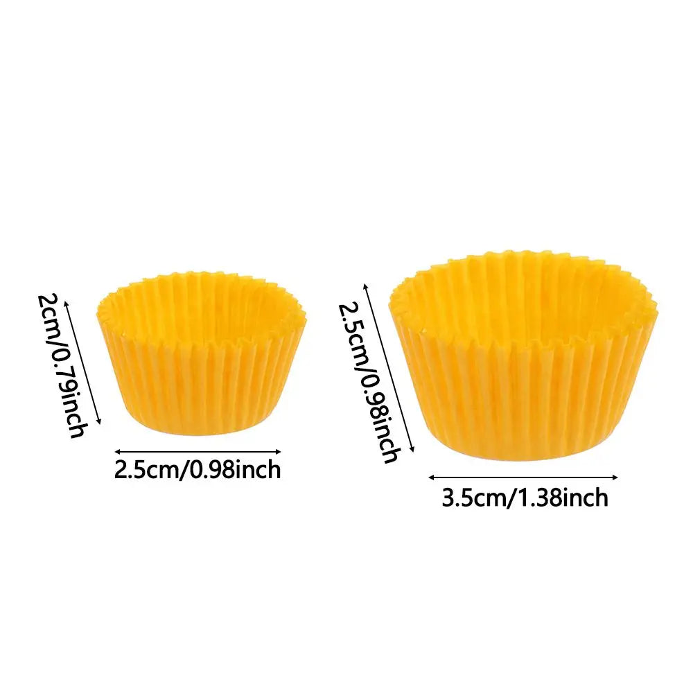 500/1000pcs Cake Paper Cups Mini Cupcake Cups Cake Cupcake Liner Baking Muffin Box Cup Case Tray Cake Mold Kitchen Pastry Tools