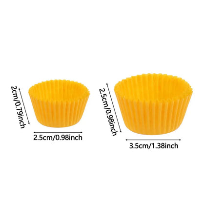 500/1000pcs Cake Paper Cups Mini Cupcake Cups Cake Cupcake Liner Baking Muffin Box Cup Case Tray Cake Mold Kitchen Pastry Tools