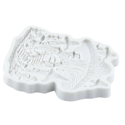 Mushroom Castle Silicone Molds Mushroom Fondant Cake Decorating Tools Cupcake Topper Chocolate Candy Resin Mold