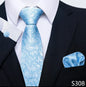 Silk Tie Pocket Squares Necktie Suit Accessories