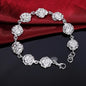 Fine 925 Sterling Silver Solid Chain Bracelet For Women Men Charm Party Gift Wedding party Fashion Jewelry