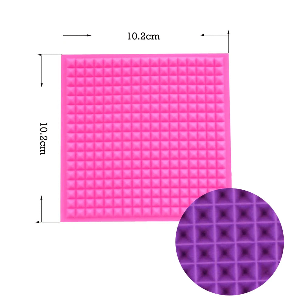 Texture Molding Silicone Molds for Fondant Cake Decorating Molded