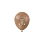 15pcs Teddy Bear Theme Party 12inch Blue Brown Golden Balloons Little Bear Pattern Latex Balloon Valentine's Day Birthday Decor