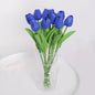 5/10Pcs Artificial Tulip Flowers Bouquets Indoor Home Room Decor Garden Wedding Decoration Party Table Vase Ornament Fake Flower