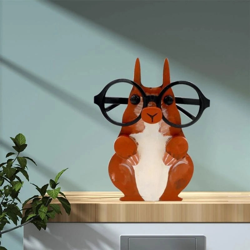 Glasses Stand Animals Glasses Frame Christmas Gift Wooden Ornaments