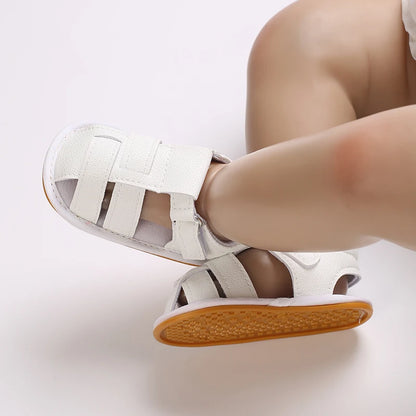Toddler First Walker Baby Crib Newborn Baby Summer Sandals Infant Boy Girl Shoes Rubber Soft Sole Non-Slip