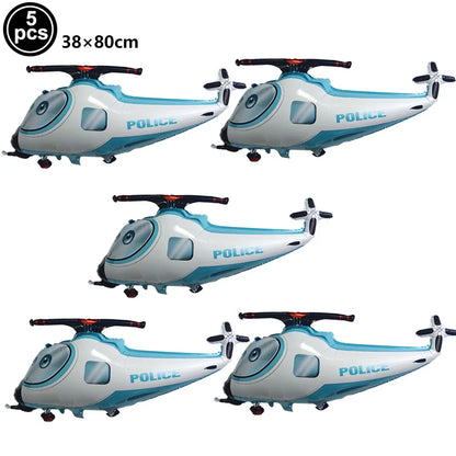 Fighter Balloon Boy Airplane Birthday Party Helicopter Plane Balloon Aircraft Balloon for Aviator Themed Birthday Party Decor