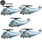 Fighter Balloon Boy Airplane Birthday Party Helicopter Plane Balloon Aircraft Balloon for Aviator Themed Birthday Party Decor