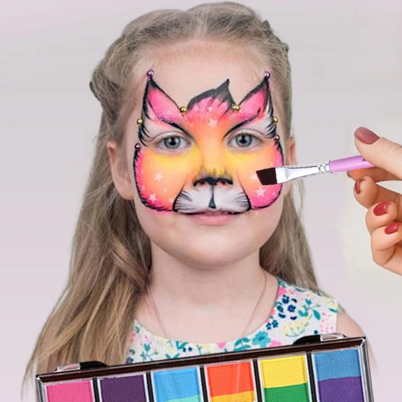 10 Pcs Paint Brushes Set Watercolor Paint Brushes Drawing Supplies for Body Face