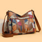 Women's Elegant Vintage Crossbody Bag Trendy HandBag Fashion Multi-pockets Shoulder Bag All-match Retro Crossbody Bag for Daily