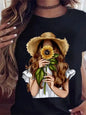 Maycaur Hot Sales Printed Female Tshirt Women Fashion Graphic Printed T-Shirt Harajuku Korean Style Short Sleeves Clothes Female