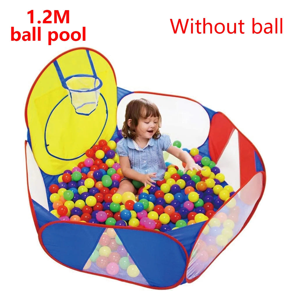 Baby Ball Pool Children's Play Tent Cartoon Ball Pit Portable Folding Outdoor Indoor Ball Pit Toys for Kids Infant Toddler Gift