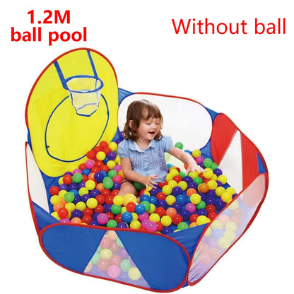 Baby Ball Pool Children's Play Tent Cartoon Ball Pit Portable Folding Outdoor Indoor Ball Pit Toys for Kids Infant Toddler Gift