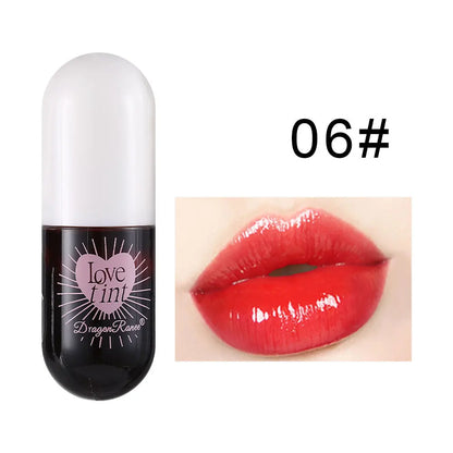 Lip Dye Liquid Lip Glaze Waterproof Non-Stick Liquid Lipstick 6 Colors Available