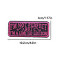 Letter Embroidered Patch Cartoon/Personality Letter Slogan Patch Iron On Patches For Clothing thermoadhesive Patches Sew Badges