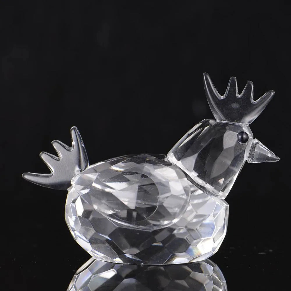 30 Styles Clear Crystal Cute Animal Figurines Glass Sculpture Paperweight Home Decors Table Ornament Xmas Kids Lady Favor Gift