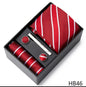 Men's  Tie Pocket Squares Necktie Box Set