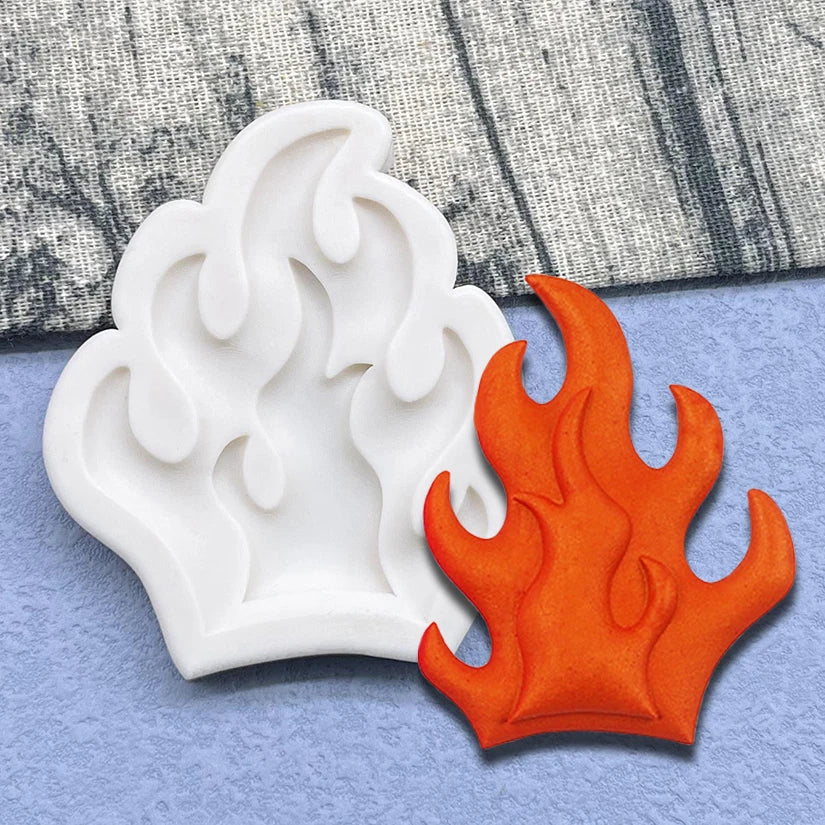 Flame Silicone Mold – Sugarcraft Fondant, Resin, Chocolate & Cupcake Decorating Tool