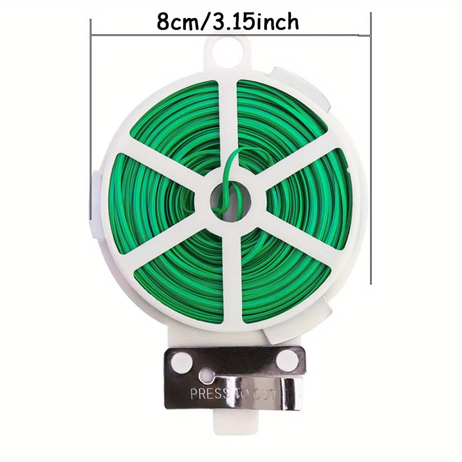 Garden Twist Ties Multifunctional Strapping Plant Climbing Reusable Self-cutting Iron Wire Cable Ties For Flower Plant Vines