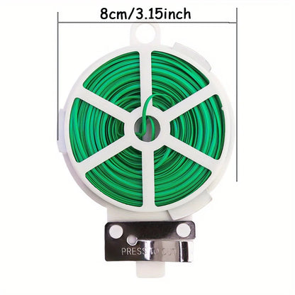 Garden Twist Ties Multifunctional Strapping Plant Climbing Reusable Self-cutting Iron Wire Cable Ties For Flower Plant Vines