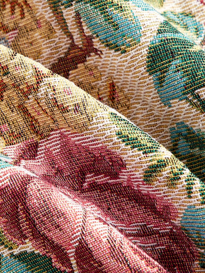 Romantic Floral Embroidery Large Size Dress Courtly Classical Style Women's Fashion Elegant Gown