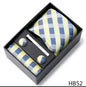 Men's  Tie Pocket Squares Necktie Box Set