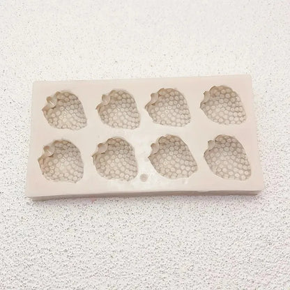 Silicone Strawberry Mold – Candle, Candy & Chocolate Mold for Resin, Clay & Cake Decorating