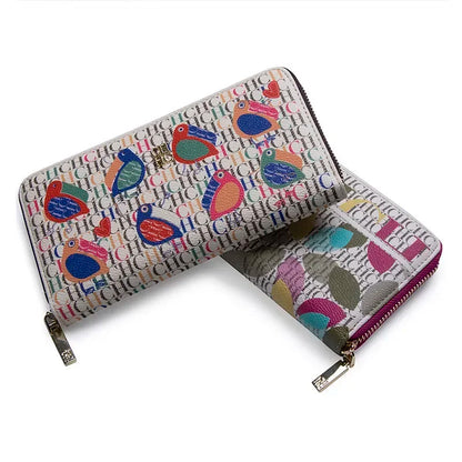 Ladies Fashion Small Wallet Pure Color Design High Quality