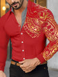 Men’s Long Sleeve Button‑Up Shirt