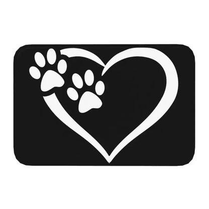 Personalized Paw Prints Dog Doormat Mat Anti-Slip Animal Kitchen Bath Balcony Rug Carpet 40*60cm