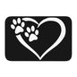 Personalized Paw Prints Dog Doormat Mat Anti-Slip Animal Kitchen Bath Balcony Rug Carpet 40*60cm