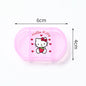 Cartoon Hello Kitty My Melody Plastic Pill Box Mini Tablet Case Anime Kawaii Portable Travel Medicines Storage Case Container