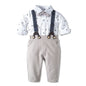 Kids Boys Formal Party Outfits Clothes Set Wedding Birthday Toddler Boy Gentleman Handsome Children Elegant Suit 1 2 3 4 5 Years
