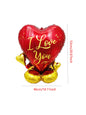 10‑Pack 18" “Te Amo” Heart Foil Balloons – Valentine’s Day & Wedding Helium Decorations