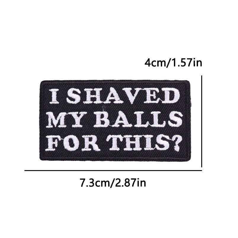 Letter Embroidered Patch Cartoon/Personality Letter Slogan Patch Iron On Patches For Clothing thermoadhesive Patches Sew Badges
