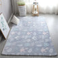 Multicolour Stars Pattern Glow in The Dark Area Rug Horse Area Rug Living Room Carpet Luminous Area Rug Indoor Rugs for Children