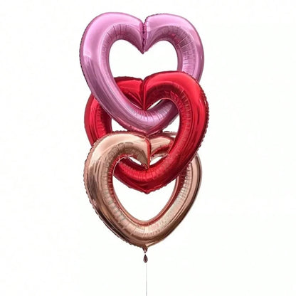 50pcs 5inch red heart balloons for Valentine's Day, birthdays, anniversaries, weddings, parties, decorations, balloons