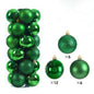 24Pcs 3/4/6CM Christmas Balls Big Ball Christmas Tree Pendant Ornaments for Party Decor 2025 New Year Navidad Gifts Accessory