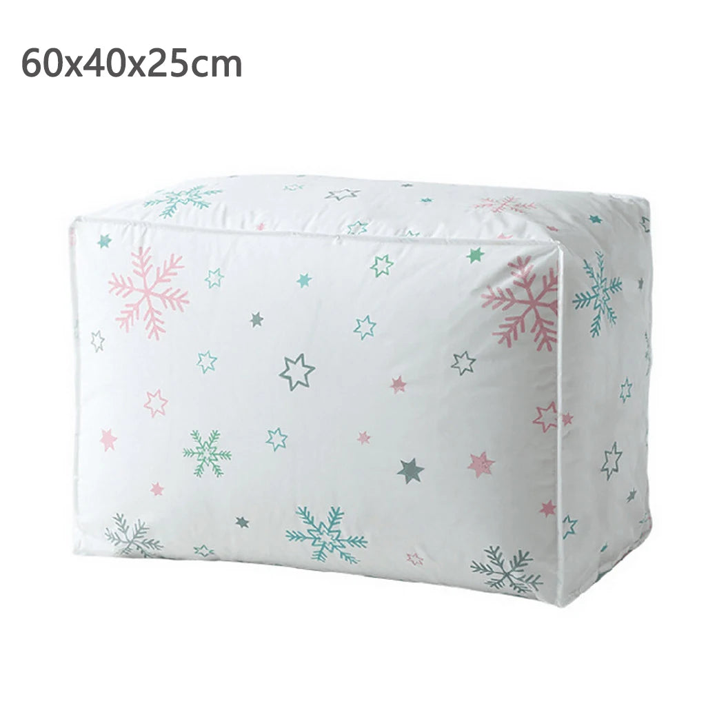 90L Large Underbed Storage Bag: Zipper Organizer for Clothes, Duvets, Blankets, and Quilts, Non-Woven Material