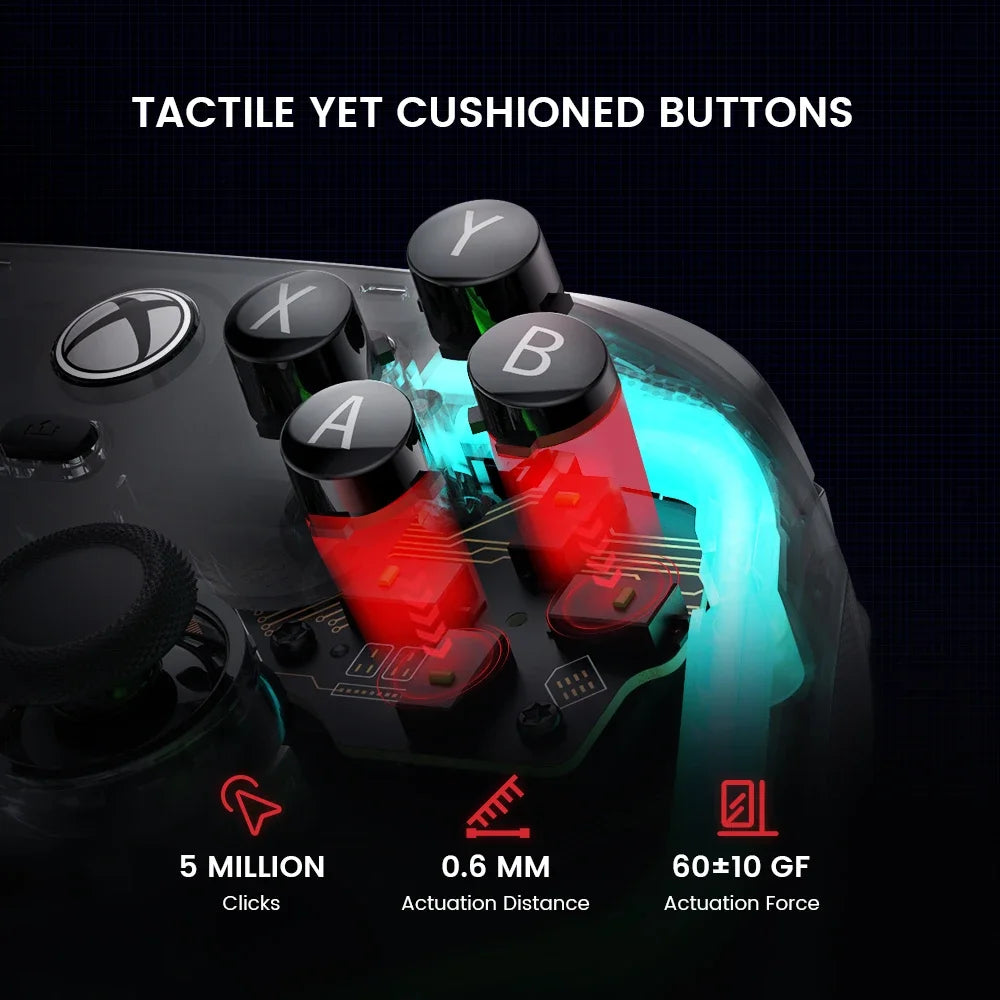 GameSir Kaleid Xbox Controller Wired Gamepad with Hall Effect Joystick for Xbox Series X, Xbox Series S, Xbox One game console