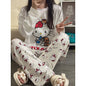 Sanrio Hello Kitty Pajamas Set Home Wear Polyester Long Sleeve