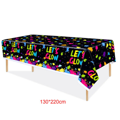 UV Neon Glow Party Hats – Blacklight Fluorescent Plastic Hats for Kids & Adults